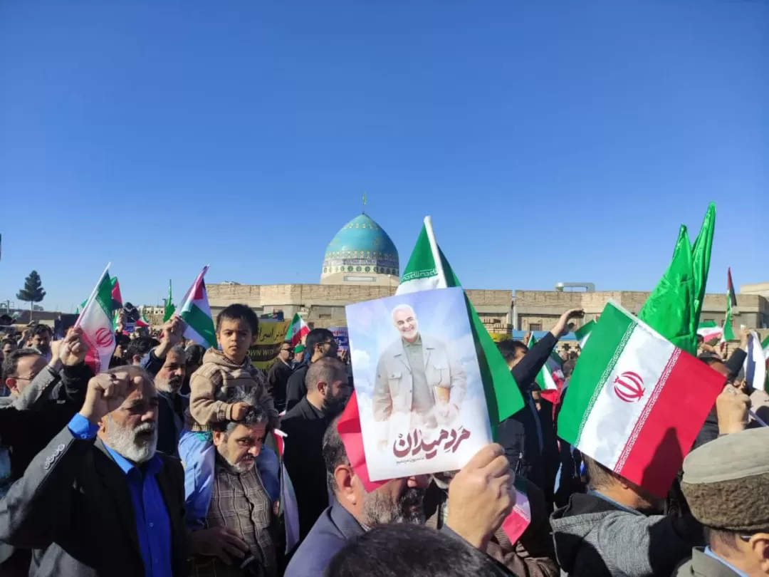 خروش مردم بیرجند در محکومیت جنایت تروریستی کرمان