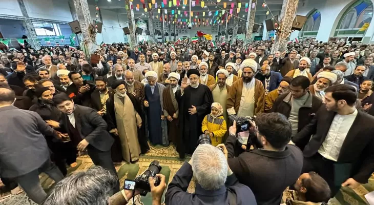 حضور رئیس جمهور در جشن نیمه‌شعبان در بیرجند