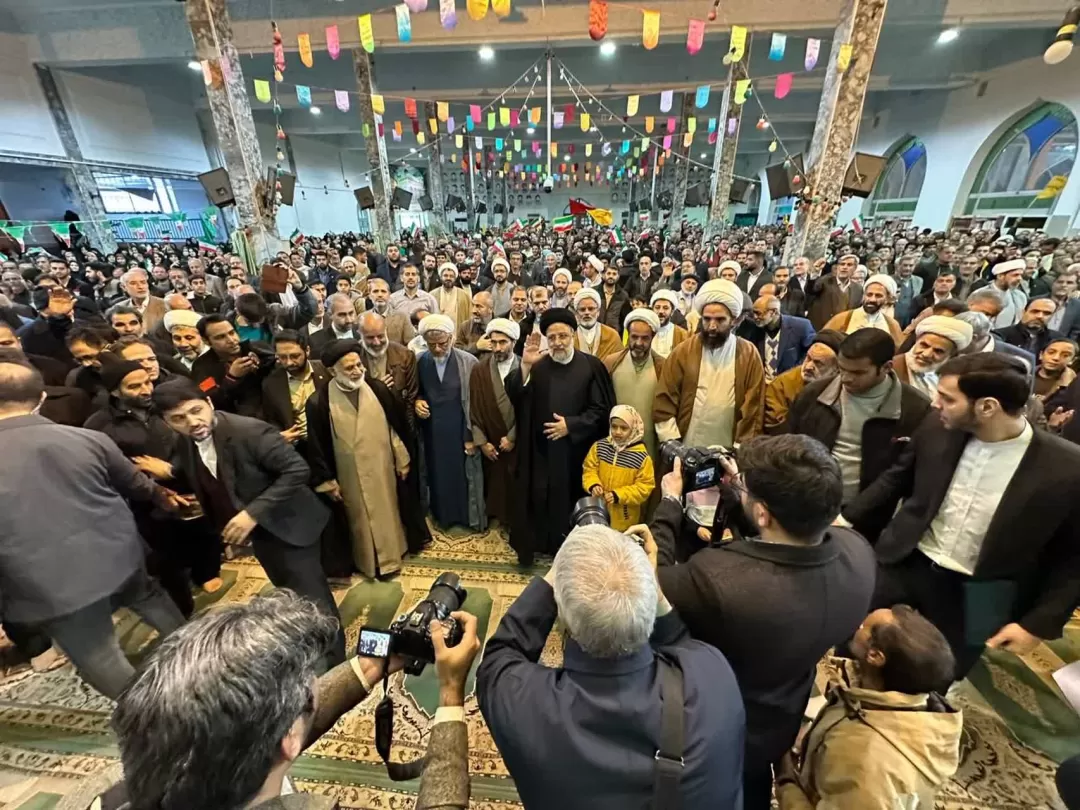 حضور رئیس جمهور در جشن نیمه‌شعبان در بیرجند