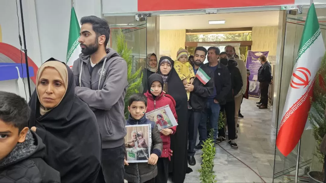 حماسه حضور مردم بیرجند در انتخابات