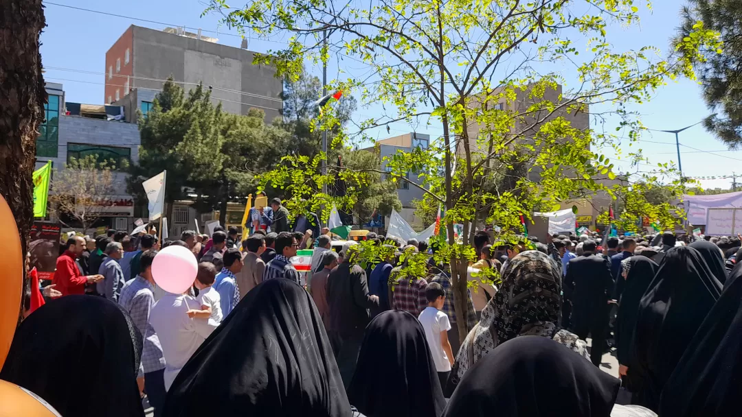 حضور مردم بیرجند در راهپیمایی روز قدس