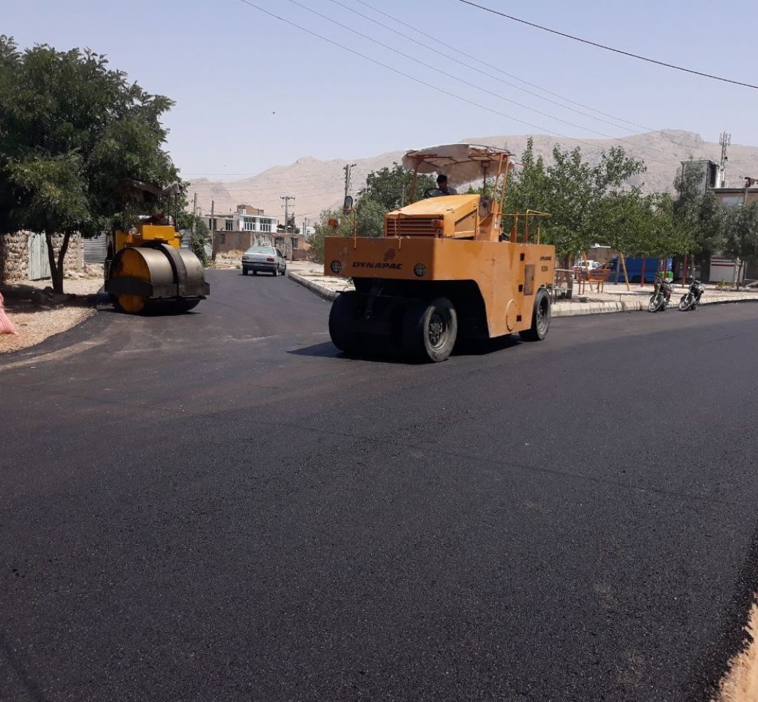 آسفالت معابر ۵۹۰ روستا؛ گامی توسعه روستایی