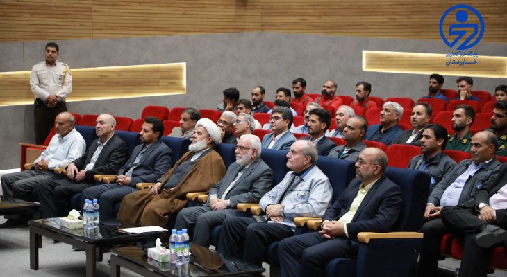 مراسم بزرگداشت شهدای خدمت در شرکت کویرتایر