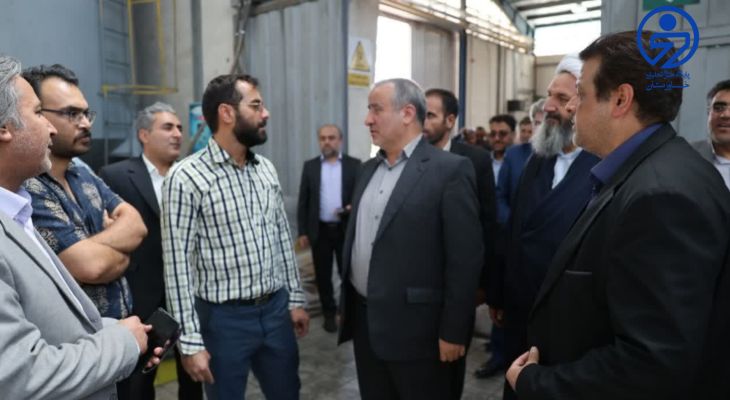 بازدید استاندار از کارگاه‌های تولیدی شهرستان فردوس