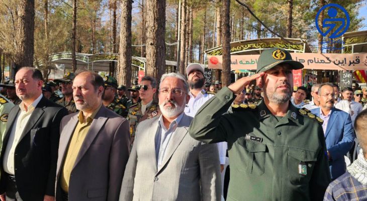 مراسم غبارروبی مزار شهدا بیرجند