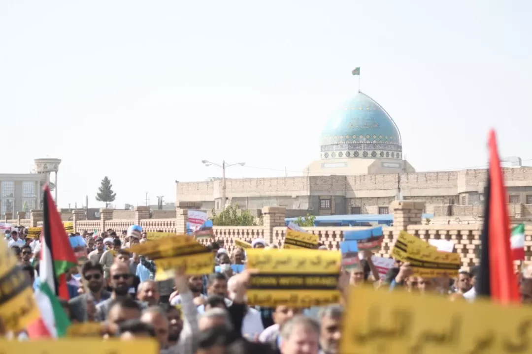 راهپیمایی پرشور مردم خراسان‌جنوبی در دفاع از فلسطین