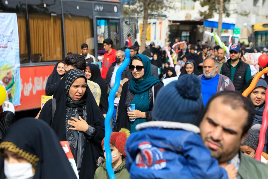 خروش بیرجند در جشن ۴۵ سالگی انقلاب