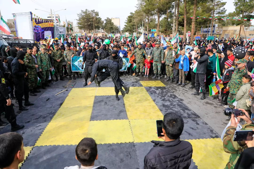 خروش بیرجند در جشن ۴۵ سالگی انقلاب