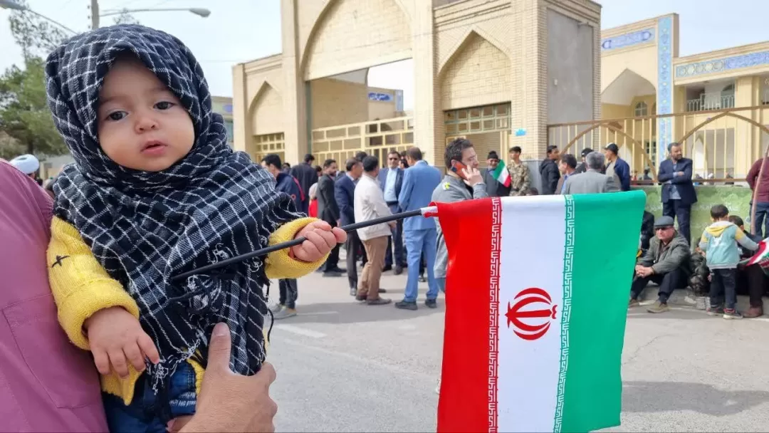 خروش مردم بشرویه و قاین جشن ۴۵سالگی انقلاب