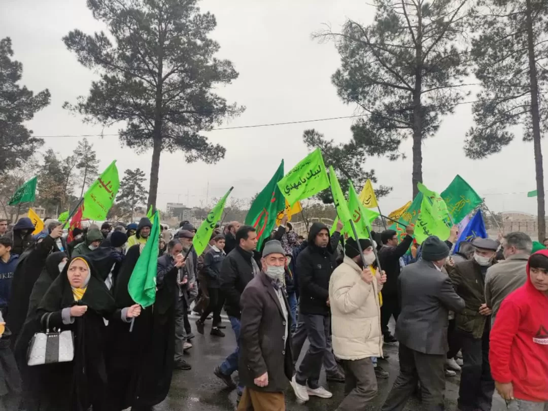 شاد پیمایی نیمه شعبان در بیرجند