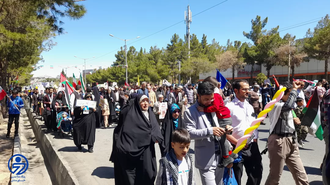 حضور مردم بیرجند در راهپیمایی روز قدس