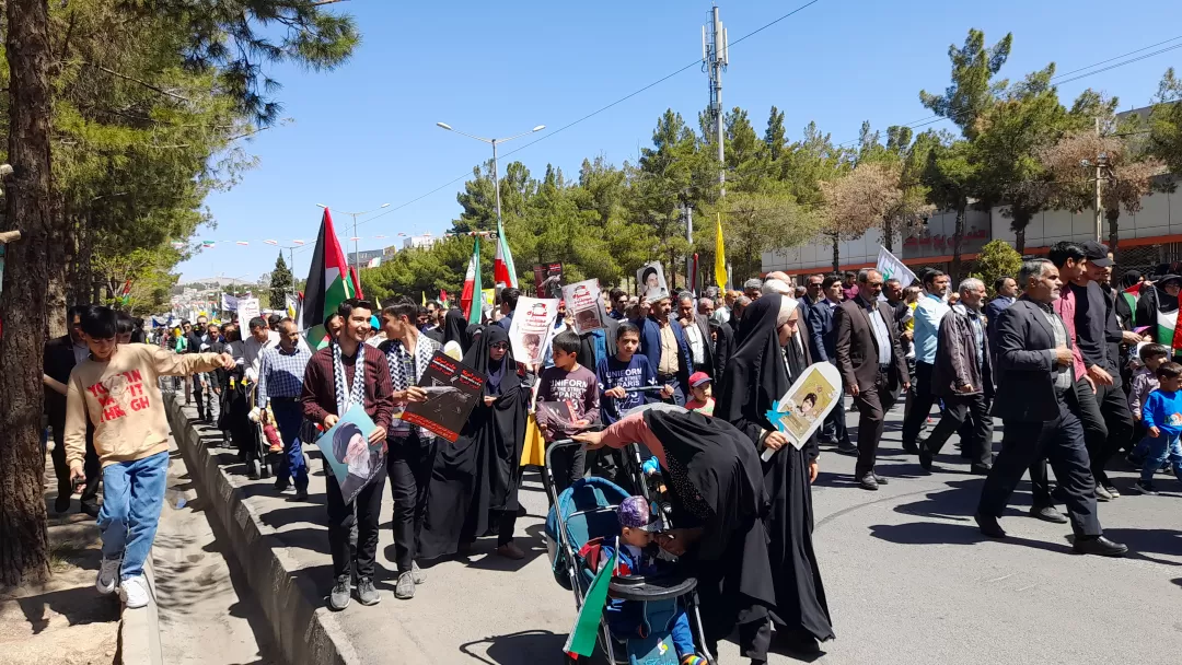 حضور مردم بیرجند در راهپیمایی روز قدس