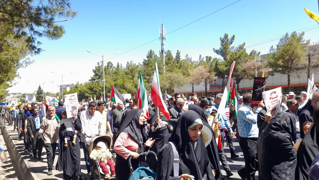 حضور مردم بیرجند در راهپیمایی روز قدس