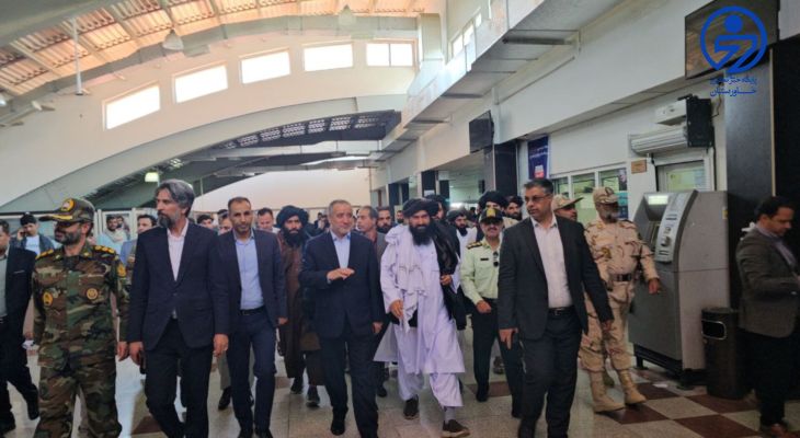حضور والی فراه افغانستان در خراسان‌جنوبی